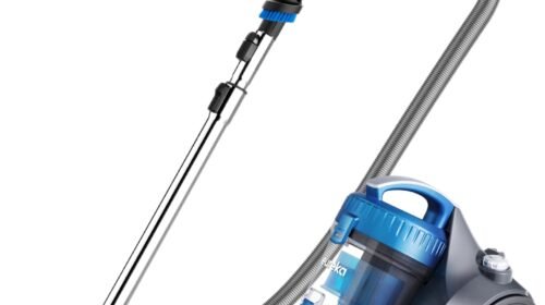 Eureka WhirlWind Bagless Canister Vacuum Cleaner, Lightweight Vac for Carpets and Hard Floors, Blue