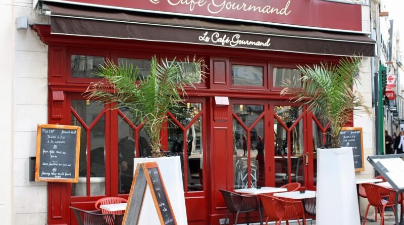 cafe gourmande, french, café