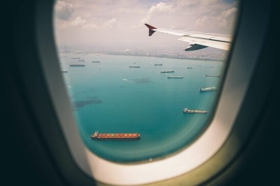 window, airplane, airline