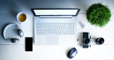 computer, laptop, work place