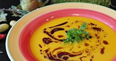 pumpkin soup, soup, food