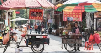 china, street, street vendors