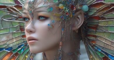 ai generated, woman, headpiece