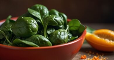 spinach, healthy, kitchen