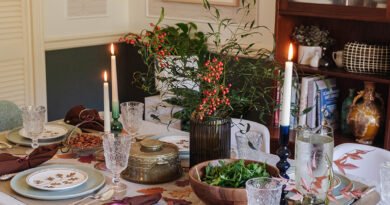 Modern Thanksgiving Tablescape Ideas 